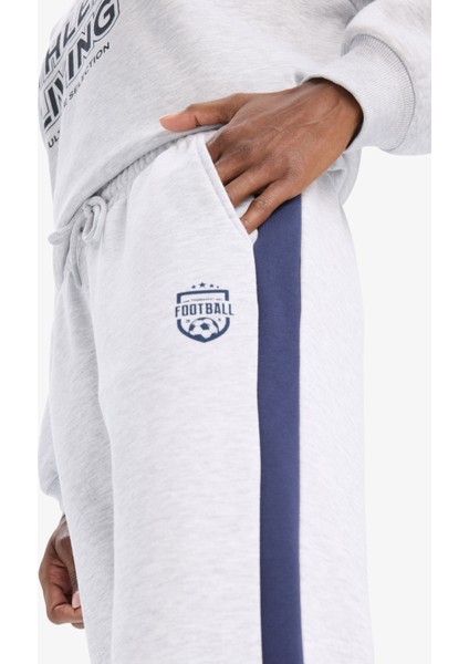 Fit Standart Fit Baskılı Jogger Paça Standart Boy Sporcu Eşofman Altı D8100AX25SP