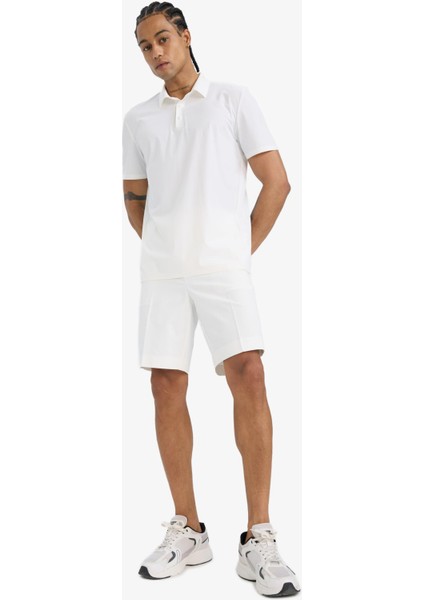 Fit Standart Fit Sporcu Kısa Paça Dokuma Şort E4136AX25SM fiyatları