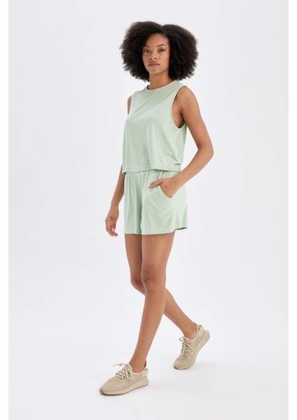 Fit Sporcu Kısa Paça Modal Şort D2981AX24HS fırsatları
