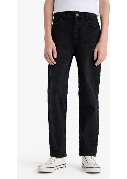 Erkek Çocuk Straight Fit Düz Paça Jean Pantolon F0454A825AU indirimleri