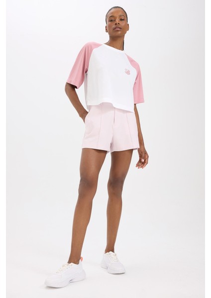 Fit Standart Fit Dokuma Şort E2543AX25SM