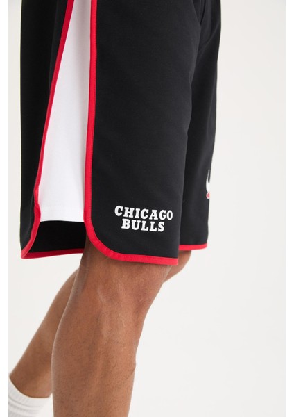 Fit NBA Chicago Bulls Standart Fit Cepli Bermuda Şort A3822AX25SP
