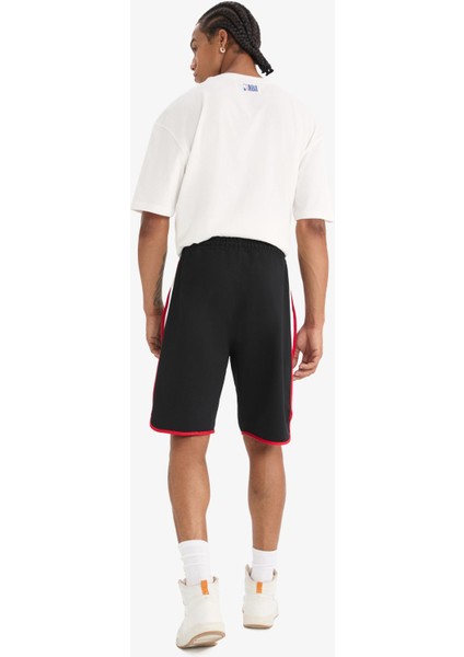 Fit NBA Chicago Bulls Standart Fit Cepli Bermuda Şort A3822AX25SP