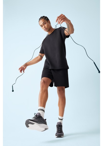 Fit Standart Fit Modal Kumaş Sporcu Kısa Paça Şort D9311AX25SP