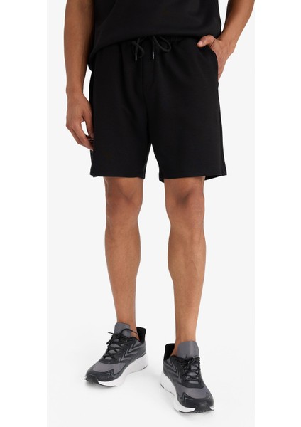 Fit Standart Fit Modal Kumaş Sporcu Kısa Paça Şort D9311AX25SP