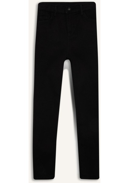 Erkek Çocuk Okul Slim Fit Dar Kesim Düz Paça Jean Pantolon C3683A825AU
