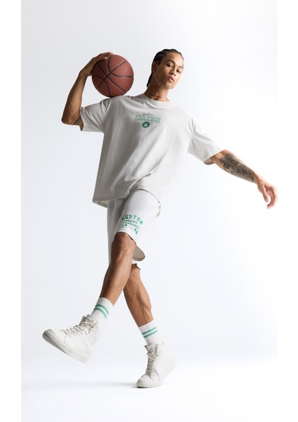 Fit NBA Boston Celtics Standart Fit Kısa Paça Şort E4861AX25AU fiyatları