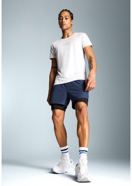 Fit Slim Fit Dar Kesim Sporcu Taytlı Şort E2759AX25SM