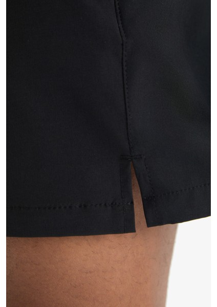 Fit Sporcu Baskılı Esnek Dokulu Kısa Boy Deniz Şortu B5952AX25HS