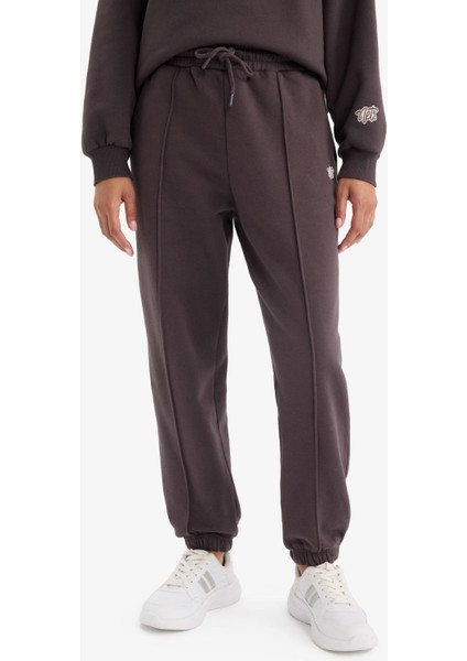 Fit NBA Brooklyn Nets Oversize Geniş Kalıp Çift Cepli Jogger Paça Standart Boy Kalın Sporcu Eşofman Altı D6154AX25SP indirimleri