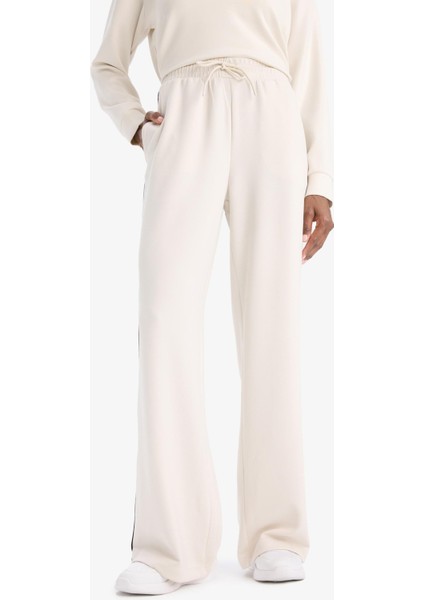 Fit Wide Leg Geniş Paça Cepli Standart Boy Modal Soft Touch Pantolon