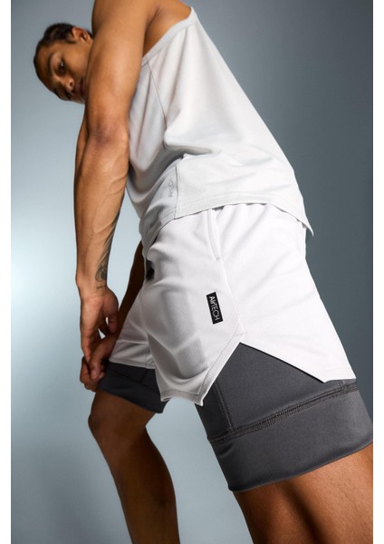 Fit Slim Fit Dar Kesim Sporcu Taytlı Şort E2760AX25SM fiyatları