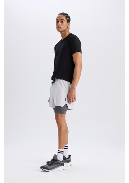 Fit Slim Fit Dar Kesim Sporcu Taytlı Şort E2760AX25SM indirimleri