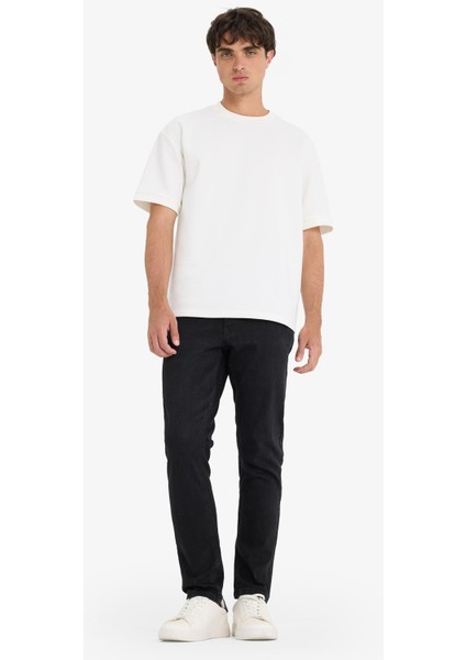 Pedro Slim Fit Dar Kalıp Normal Bel Dar Paça Jean Pantolon R8788AZ25AU fiyatları