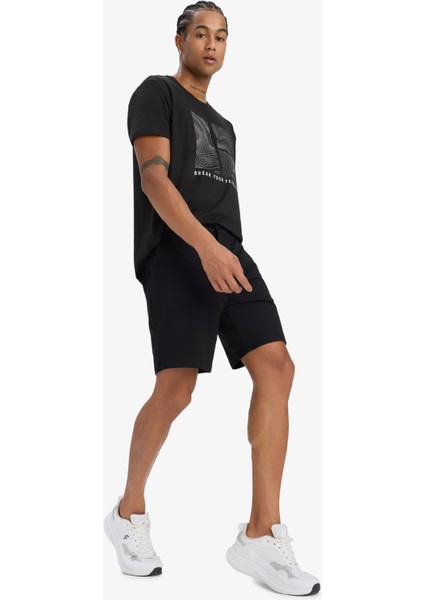 Fit Standart Fit Sporcu Kısa Paça Şort B1170AX25SP fırsatları