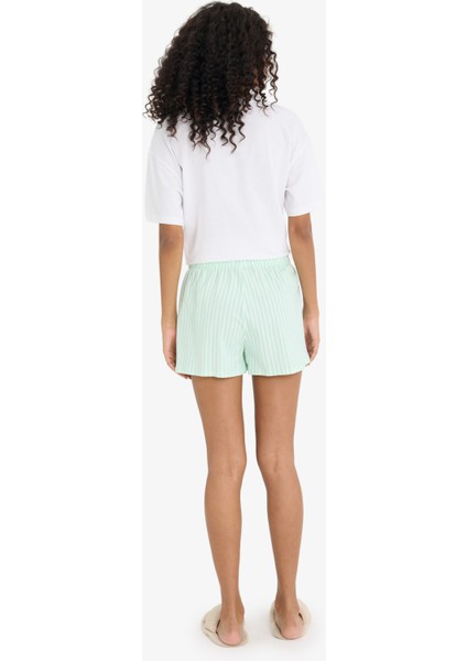 Regular Fit Şort Pijama Altı-Fall in Love F3141AX25SM