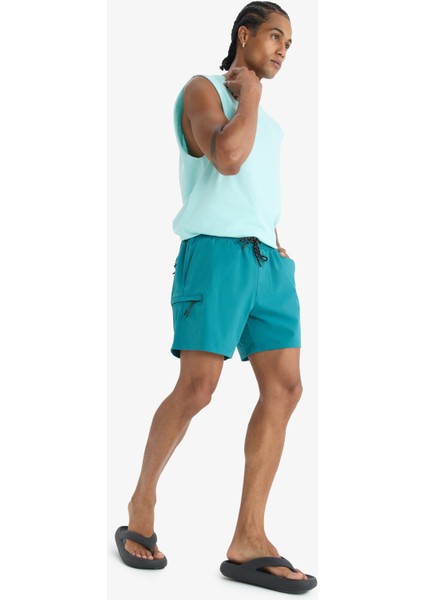 Fit Baskılı Esnek Dokulu Kısa Boy Sporcu Deniz Şortu C5138AX25HS fiyatları