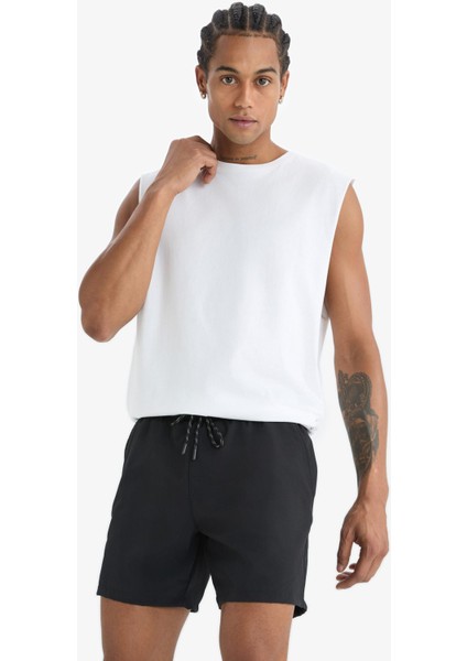 Fit Baskılı Esnek Dokulu Kısa Boy Sporcu Deniz Şortu C5138AX25HS fiyatları