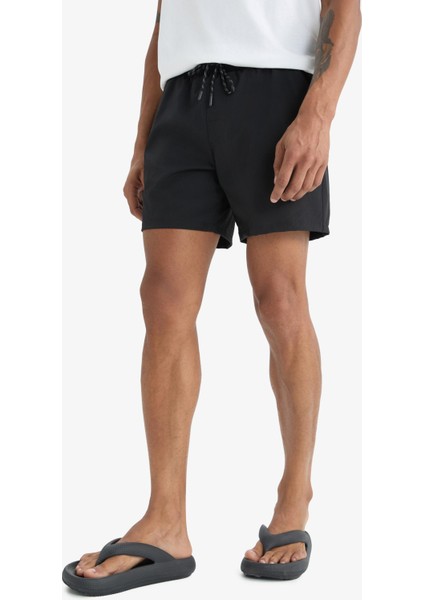 Fit Baskılı Esnek Dokulu Kısa Boy Sporcu Deniz Şortu C5138AX25HS fırsatları