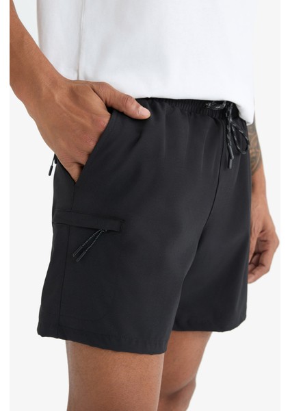 Fit Baskılı Esnek Dokulu Kısa Boy Sporcu Deniz Şortu C5138AX25HS indirimleri