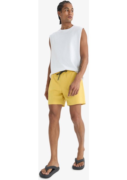 Fit Baskılı Esnek Dokulu Kısa Boy Sporcu Deniz Şortu C5138AX25HS modelleri