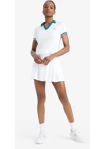 Fit Standart Fit Pileli İçi Taytlı Mini Tenis Eteği D9317AX25SP fırsatları