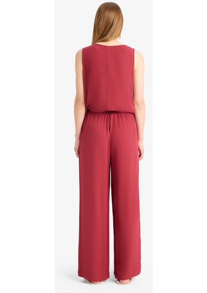 Regular Fit Beli Lastikli Bağcıklı Plaj Pantolonu-Fall in Love D9763AX25SM