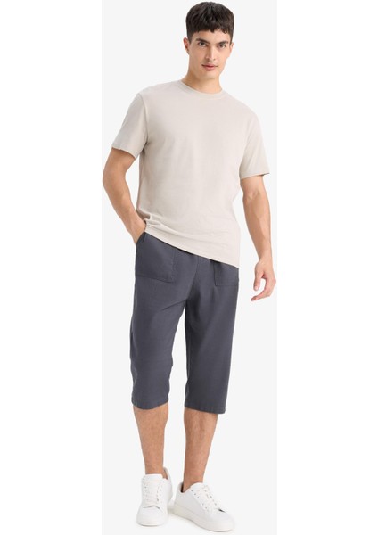 Regular Fit Pamuklu Kapri E5348AX25SM fırsatları