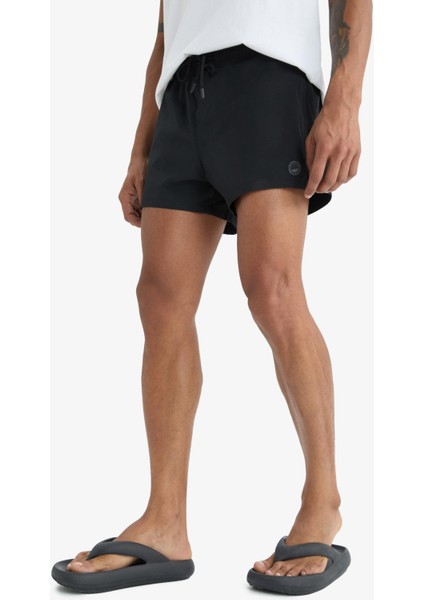 Fit Andy Baskılı Esnek Dokulu Kısa Boy Sporcu Deniz Şortu B5987AX25HS modelleri