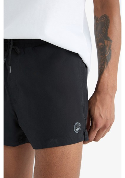 Fit Andy Baskılı Esnek Dokulu Kısa Boy Sporcu Deniz Şortu B5987AX25HS fırsatları