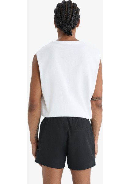 Fit Andy Baskılı Esnek Dokulu Kısa Boy Sporcu Deniz Şortu B5987AX25HS indirimleri