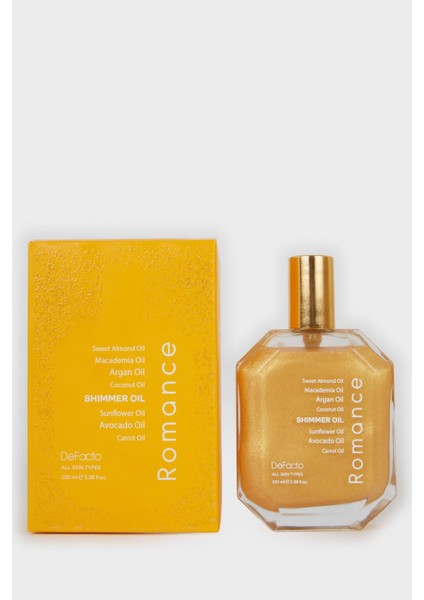 Kadın Defacto Shımmer Romance Floral - Fruity 100 ml Parıltılı Vücut Yağı E9461AXNS modelleri