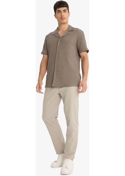 Jogger Fit Beli Bağcıklı Lastikli Cepli Pamuklu Dokulu Pantolon F3269AX25AU modelleri