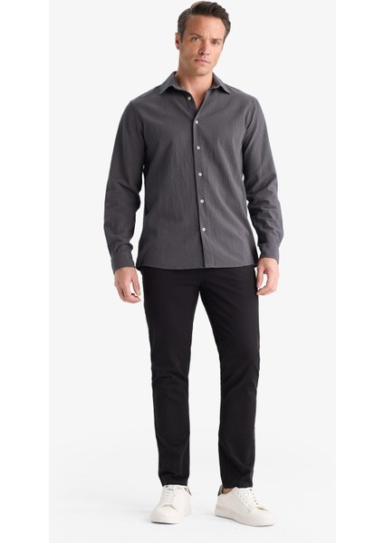 Slim Fit Dar Kesim Dar Paça Cepli Pantolon B2089AX25AU fırsatları