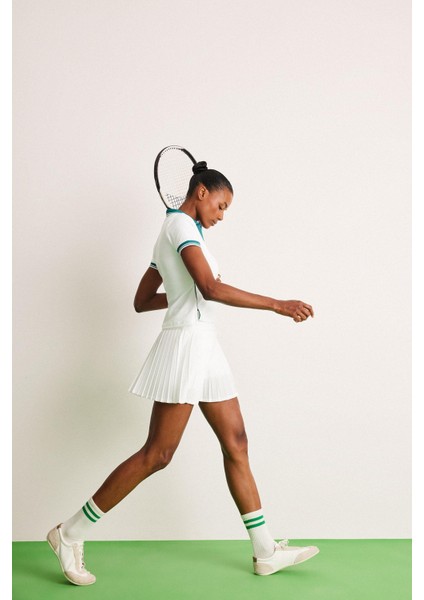 Fit Standart Fit İçi Taytlı Pileli Dokuma Etek E3361AX25SM