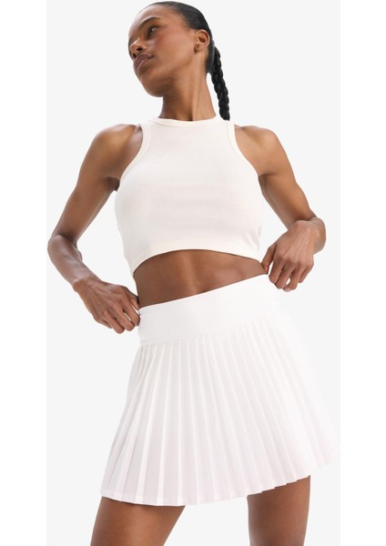 Fit Standart Fit İçi Taytlı Pileli Dokuma Etek E3361AX25SM fırsatları