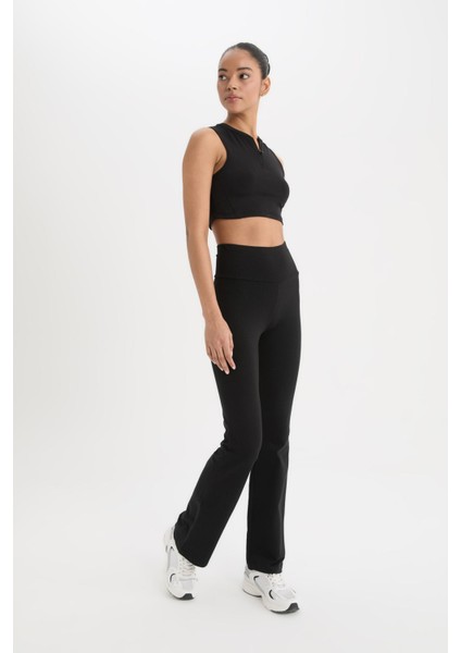 Fit Flare Fit İspanyol Paça Beli Saran Pamuklu Sporcu Eşofman Altı C5275AX25SP fiyatları