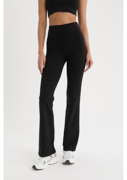 Fit Flare Fit İspanyol Paça Beli Saran Pamuklu Sporcu Eşofman Altı C5275AX25SP fırsatları