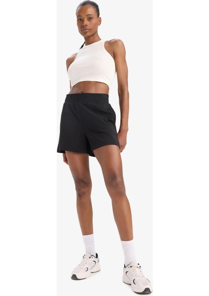 Fit Oversize Geniş Kalıp Kısa Paça Sporcu Şort C6135AX25SM