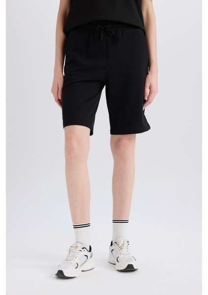 Regular Fit Normal Bel Düz Paça Bermuda Şort W9369AZ25SM fırsatları