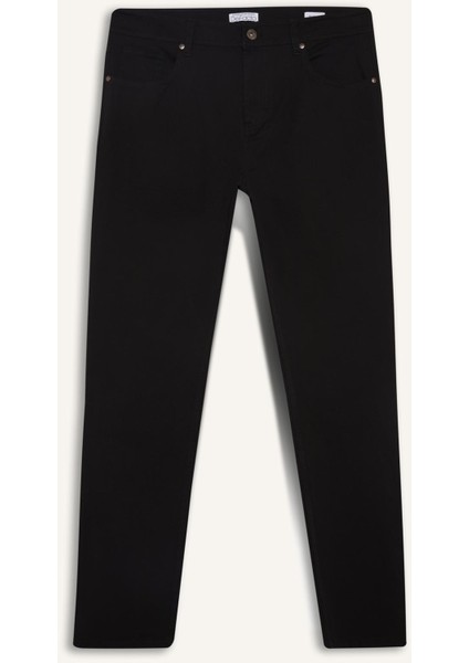 Slim Fit Dar Kesim Dar Paça Cepli Pantolon B2089AX25AU