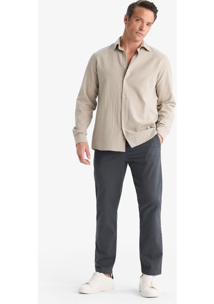 Regular Fit Normal Kesim Cepli Düz Paça Chino Pantolon D7349AX25AU modelleri