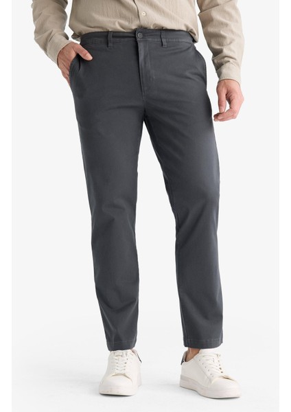 Regular Fit Normal Kesim Cepli Düz Paça Chino Pantolon D7349AX25AU indirimleri