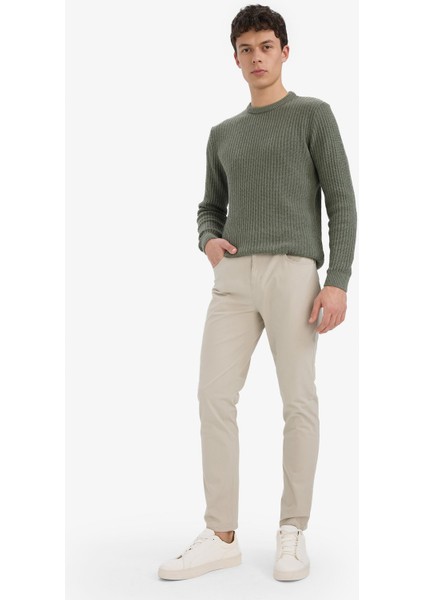 Slim Fit Dar Kesim Dar Paça Cepli Pantolon modelleri