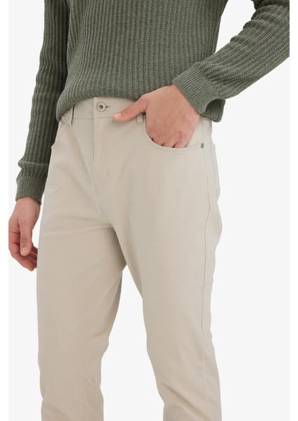 Slim Fit Dar Kesim Dar Paça Cepli Pantolon indirimleri