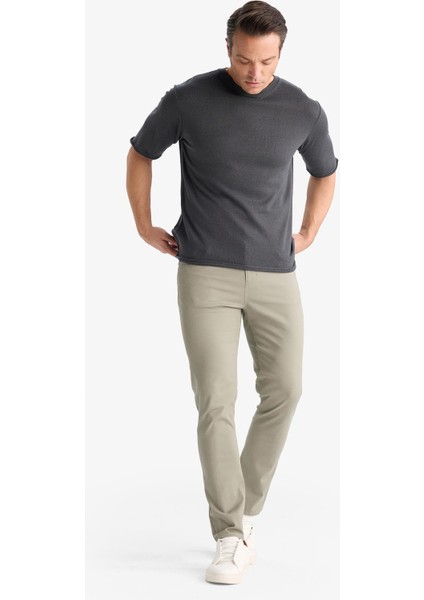 Slim Fit Dar Kesim Dar Paça Cepli Pantolon B2089AX25AU fırsatları