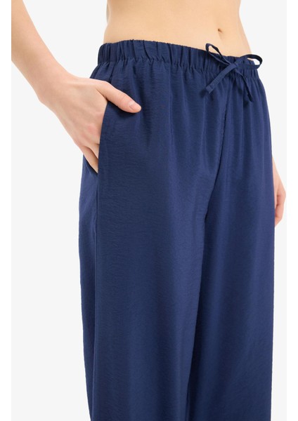 Regular Fit Beli Lastikli Plaj Pantolonu-Fall in Love E1172AX25SM fırsatları