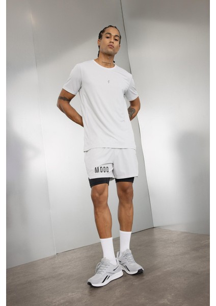 Fit Slim Fit Dar Kesim Fermuarlı Telefon Cepli Sporcu Taytlı Şort Z2147AZ24AU modelleri