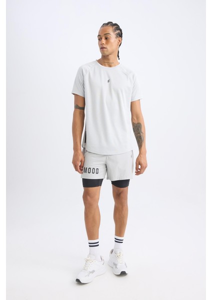 Fit Slim Fit Dar Kesim Fermuarlı Telefon Cepli Sporcu Taytlı Şort Z2147AZ25SP modelleri