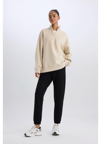 Fit Standart Fit Uzun İnce Jogger Eşofman Altı Cepli Beli Paçası Lastikli E3546AX24WN modelleri